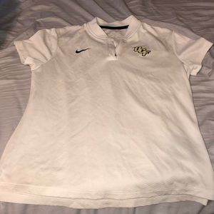 NIKE UCF knights dri fit women’s white shirt